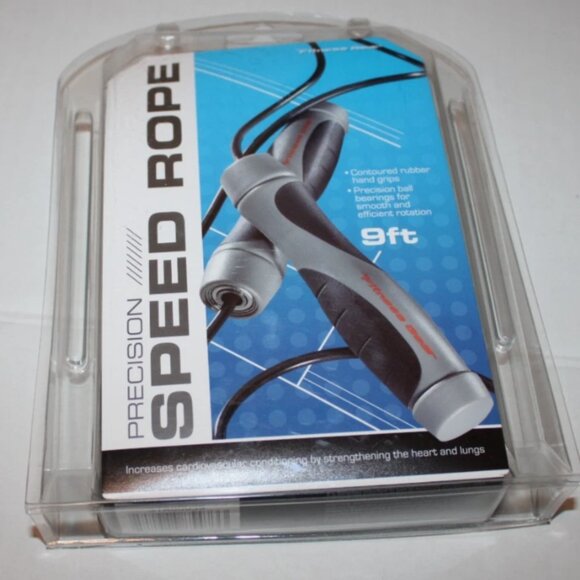 Precision Speed 9 foot Jumprope Jump Rope Fitness Gear Contoured Handles Dick's - Picture 1 of 4